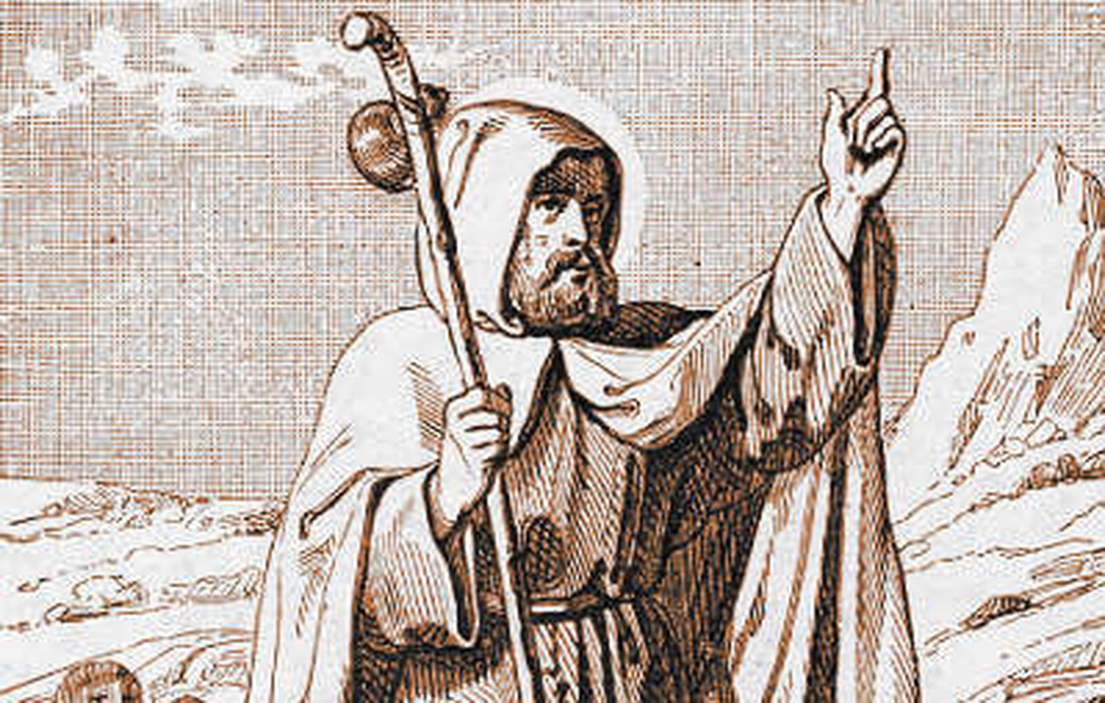 San Eustasio de Luxëuil (Protagonista en el concilio de Macon)