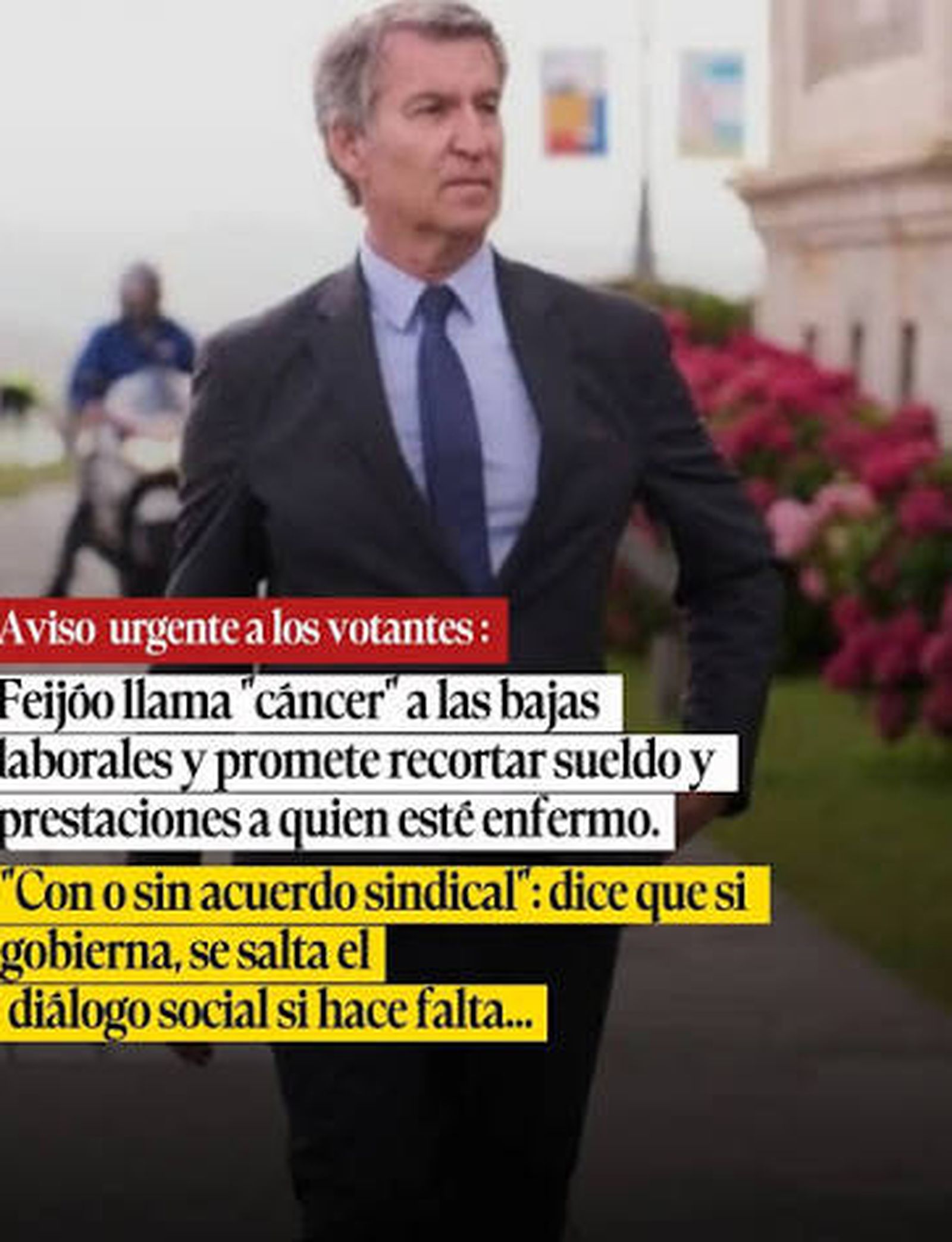 Feijóo y su política social