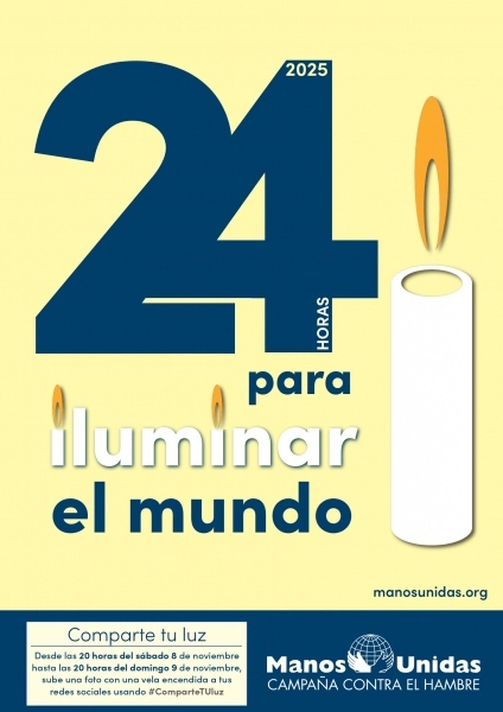 8 y 9 de noviembre: nueva edición de las 24 Horas de Manos Unidas