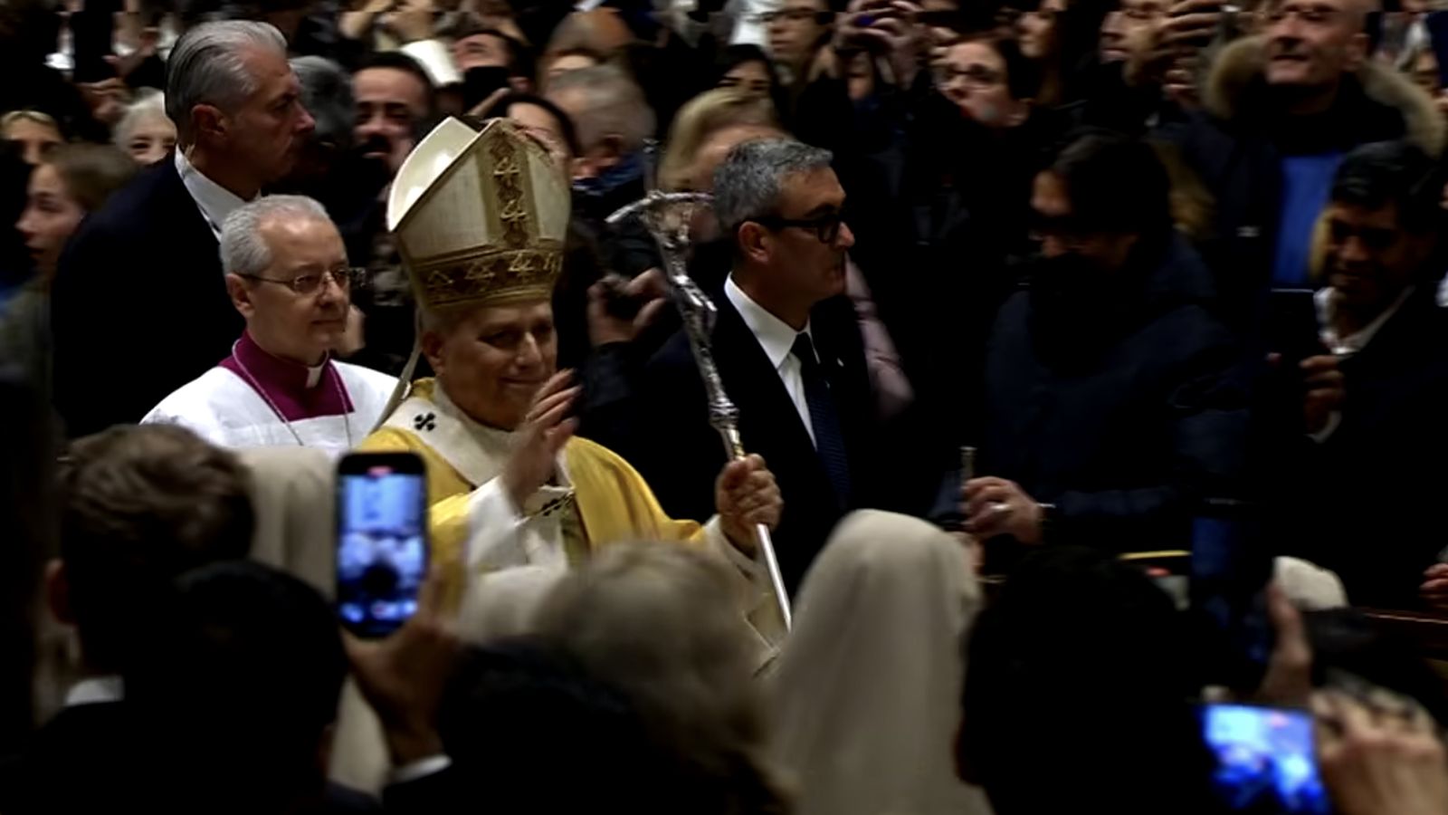 León XIV, en la misa del Gallo