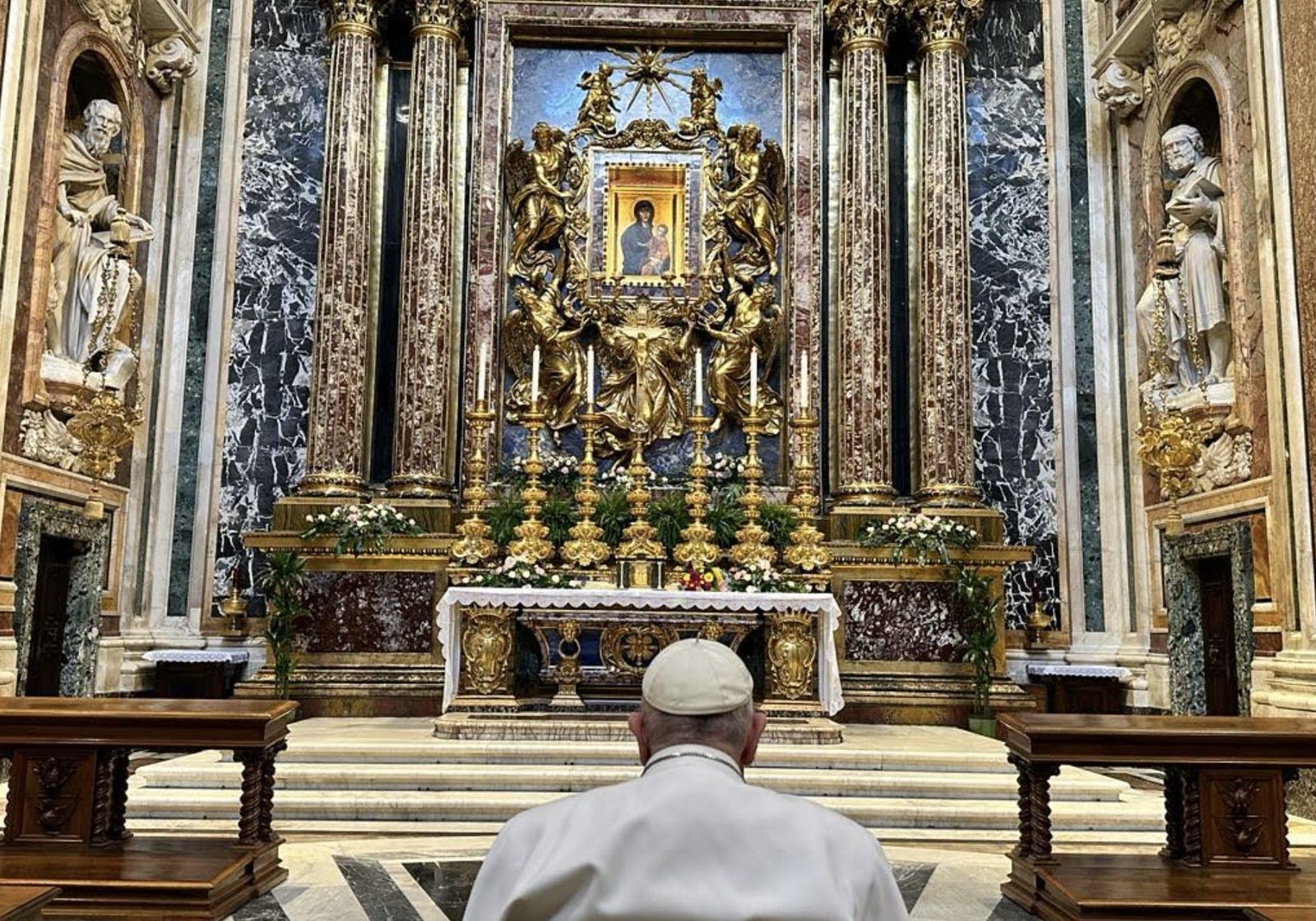 El Papa en Santa María