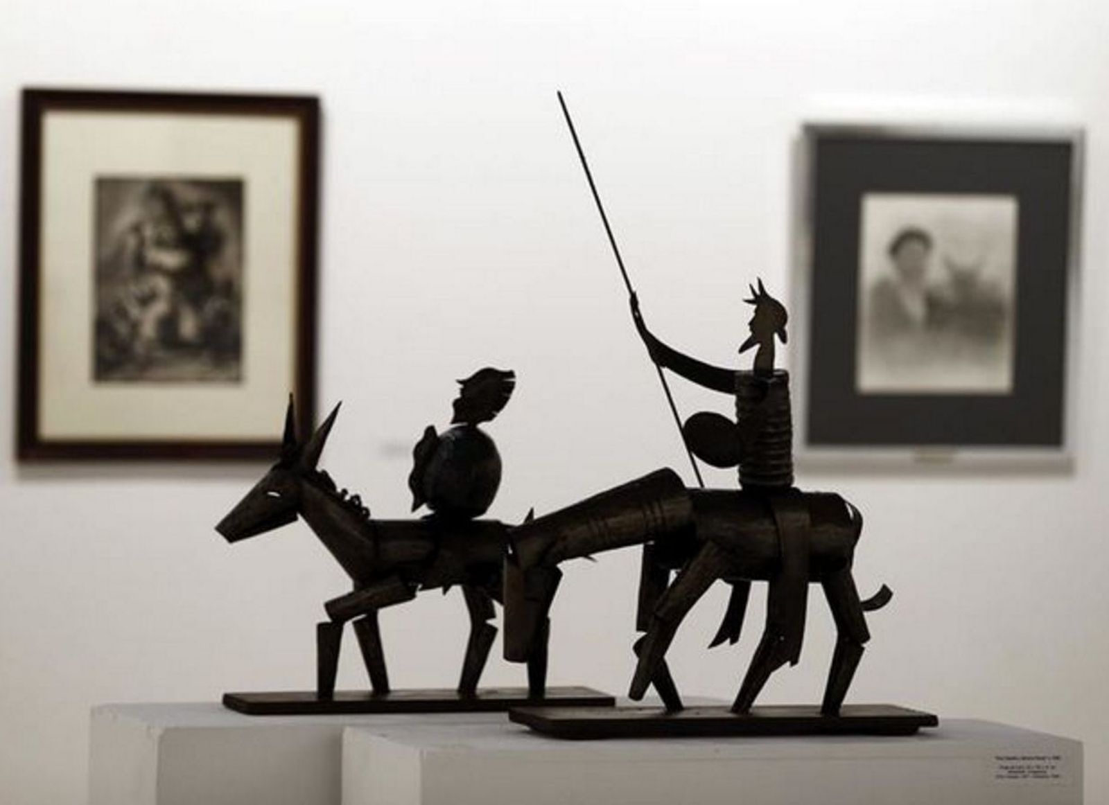 Escultura de Don Quijote y Sancho Panza