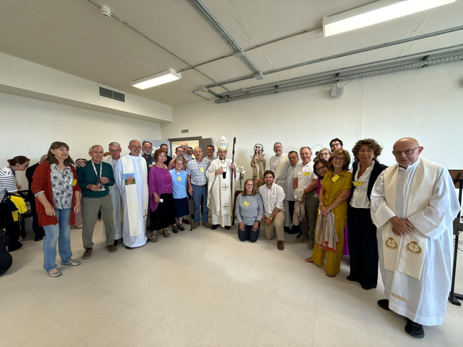 Roselló en la celebración de la Merced en la cárcel de Pamplona