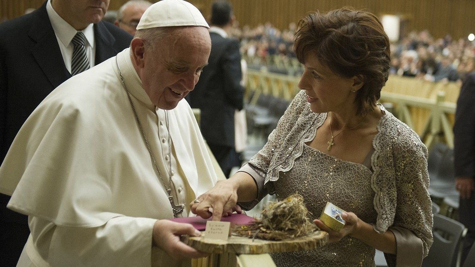 El Papa y Jennifer Wortham