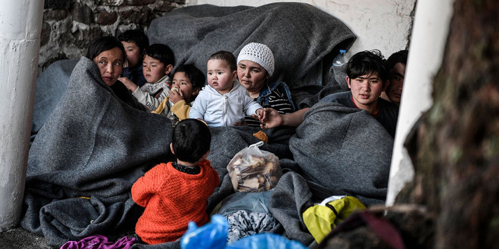 Refugiados en Lesbos