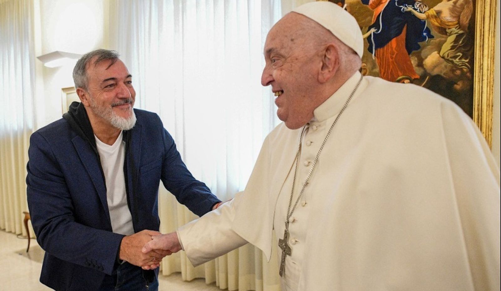 Francisco recibe a los líderes de la Asociación argentina de Trabajadores del Estado