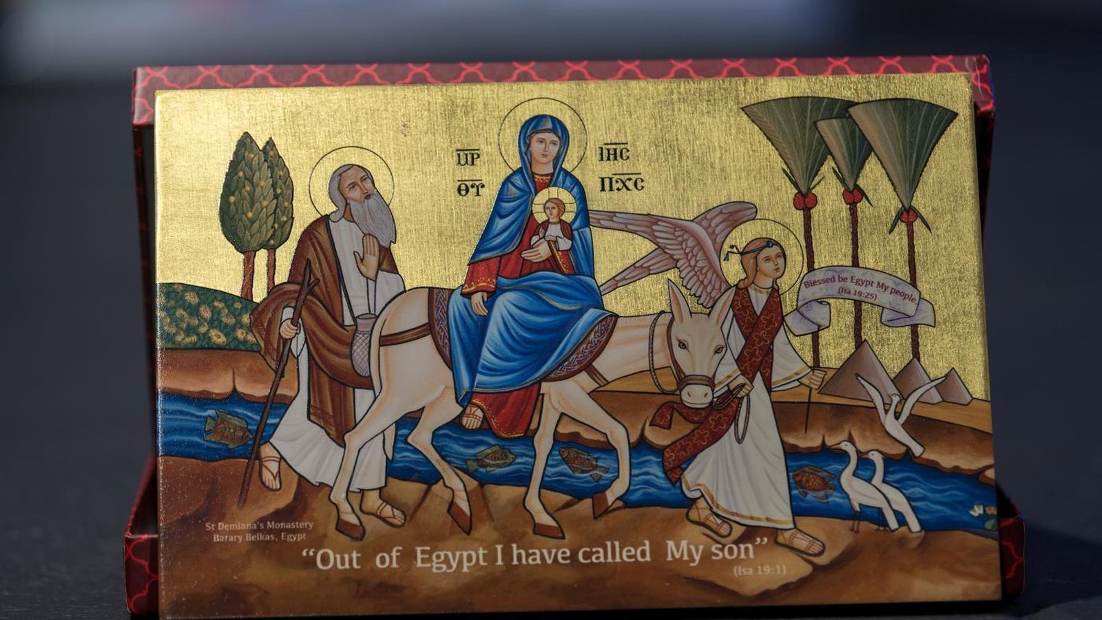 Icono de la Sagrada Familia utilizado en su mensaje por el CMI