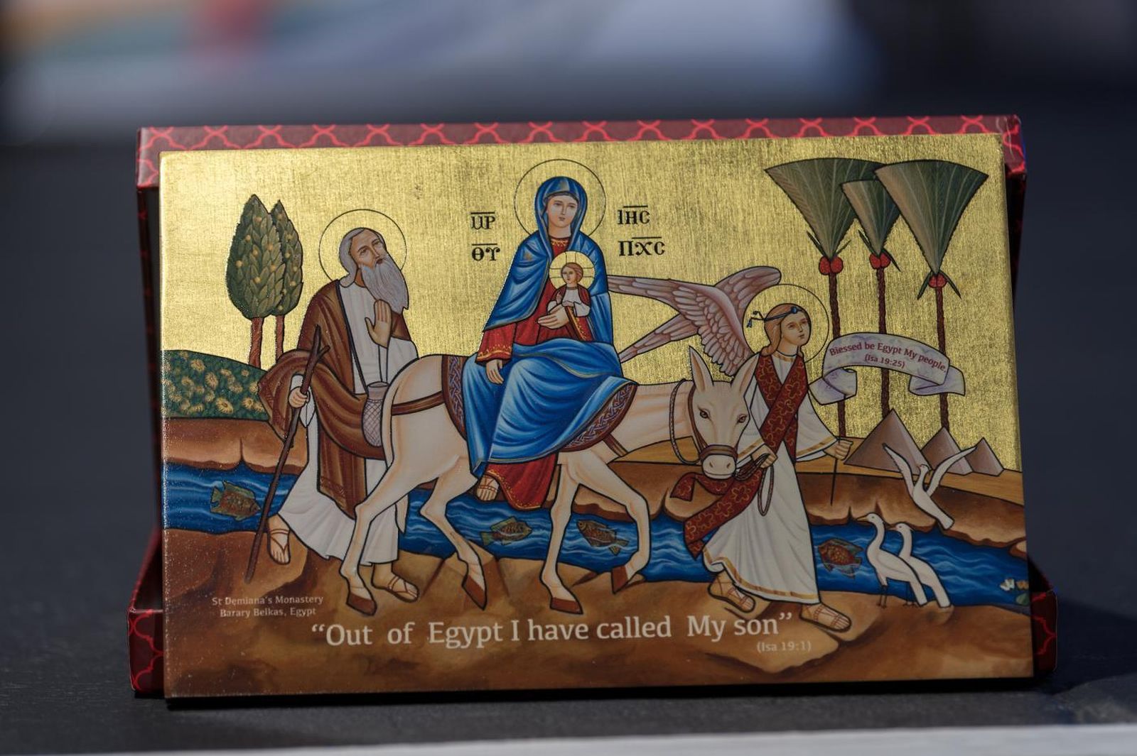 Icono de la Sagrada Familia utilizado en su mensaje por el CMI