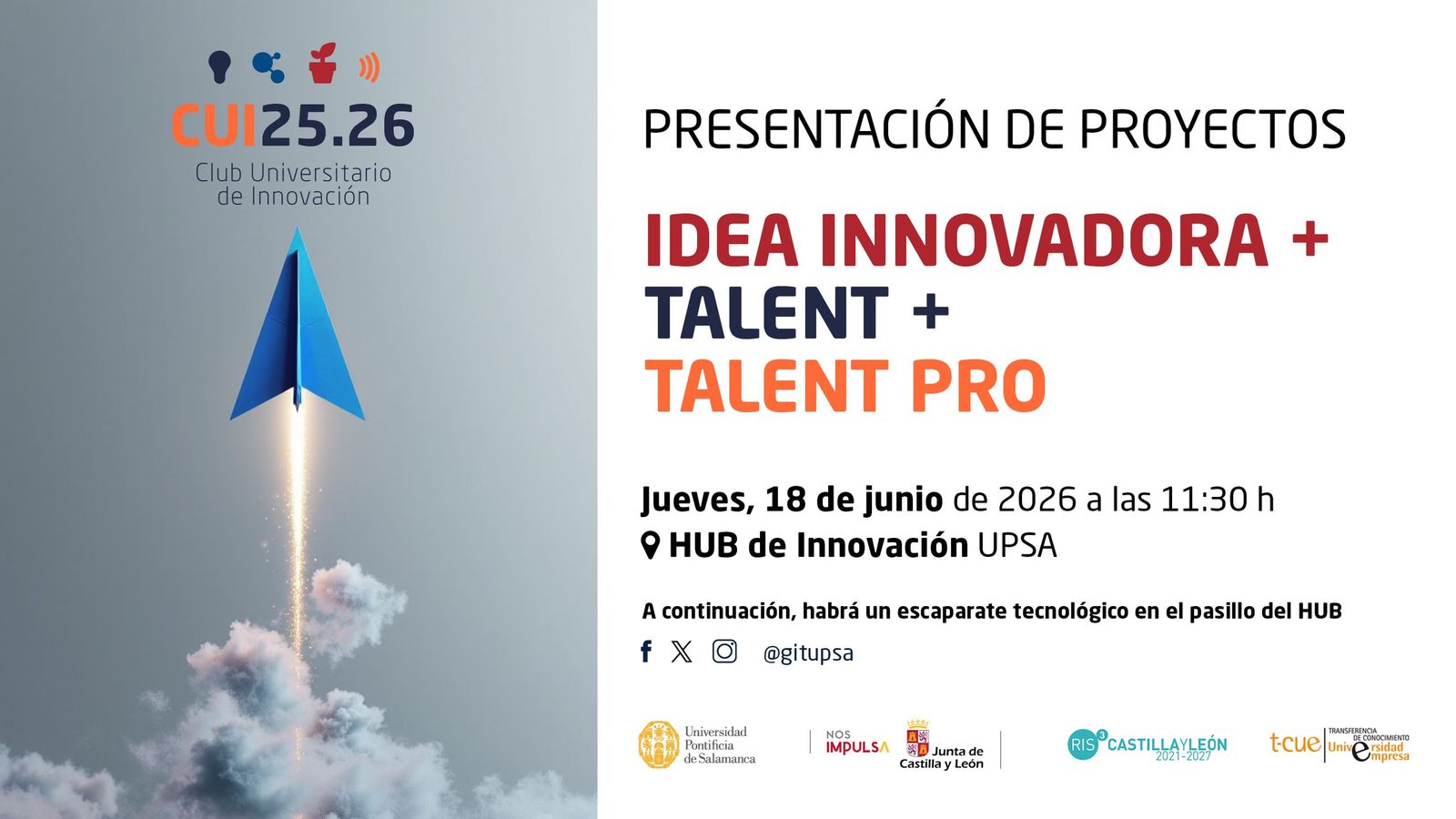 CUI 2026.Hub innovación UPSA