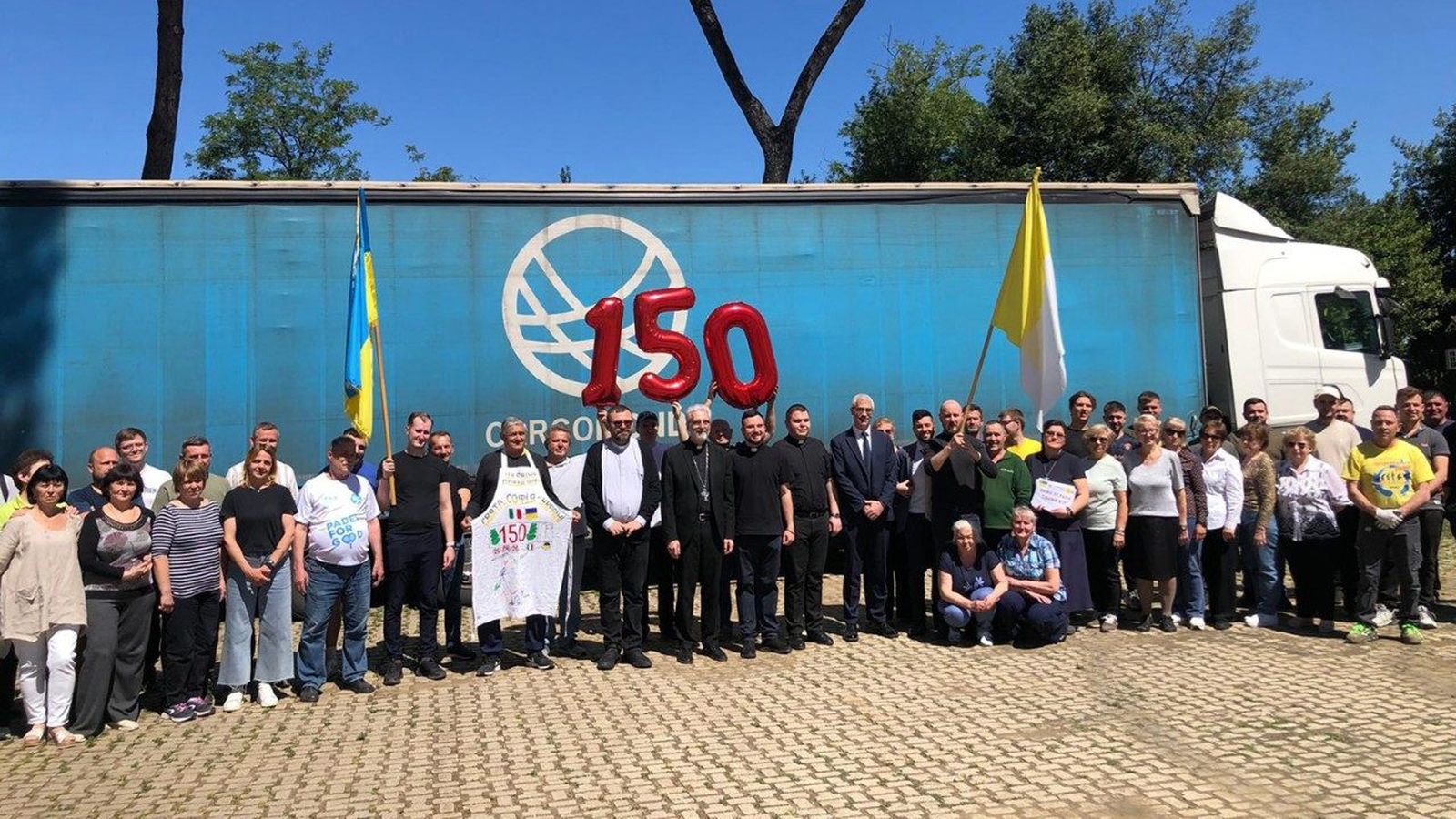 El cargamento del Vaticano hacia Ucrania