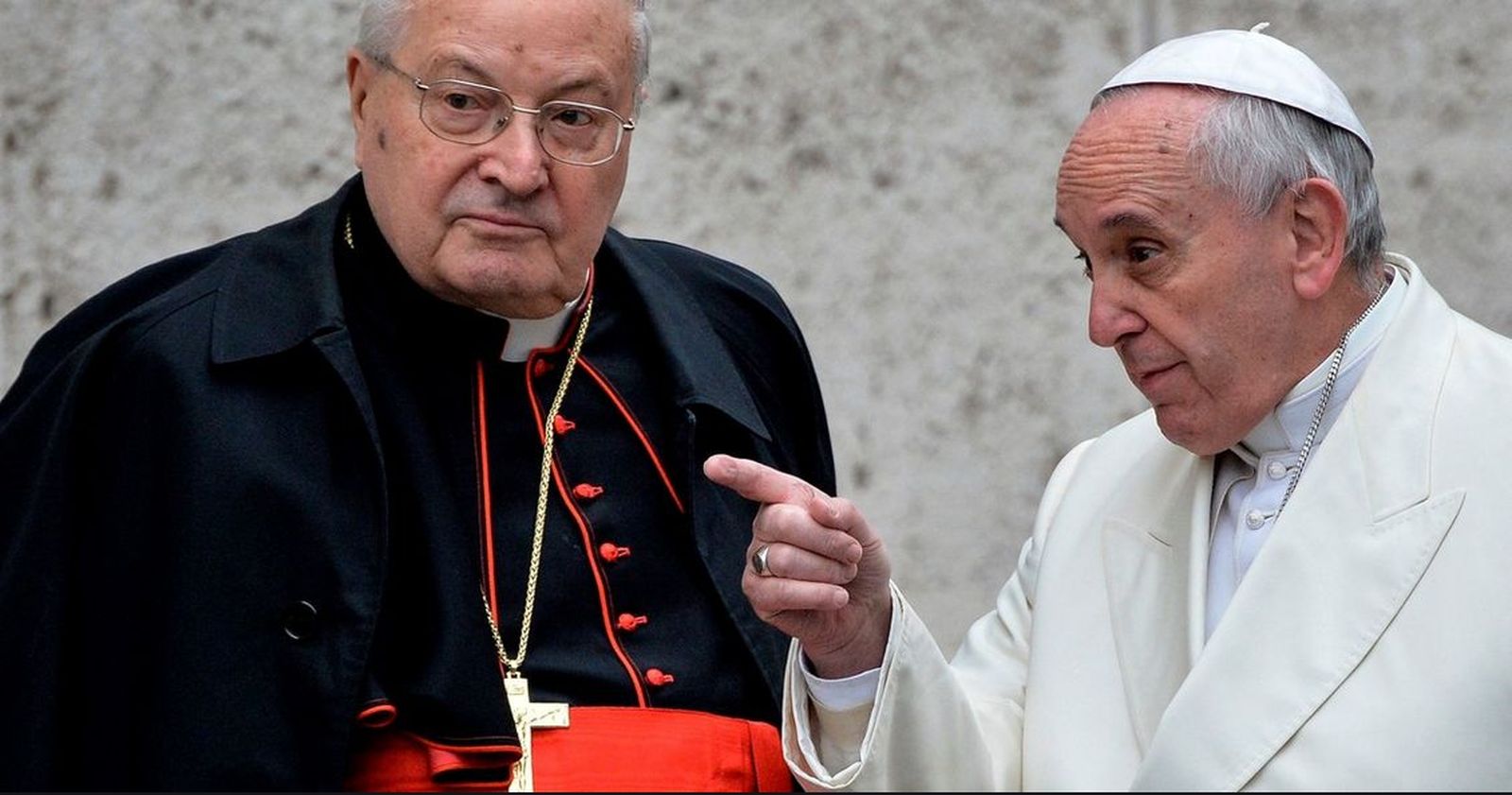 El Papa y el cardenal Sodano