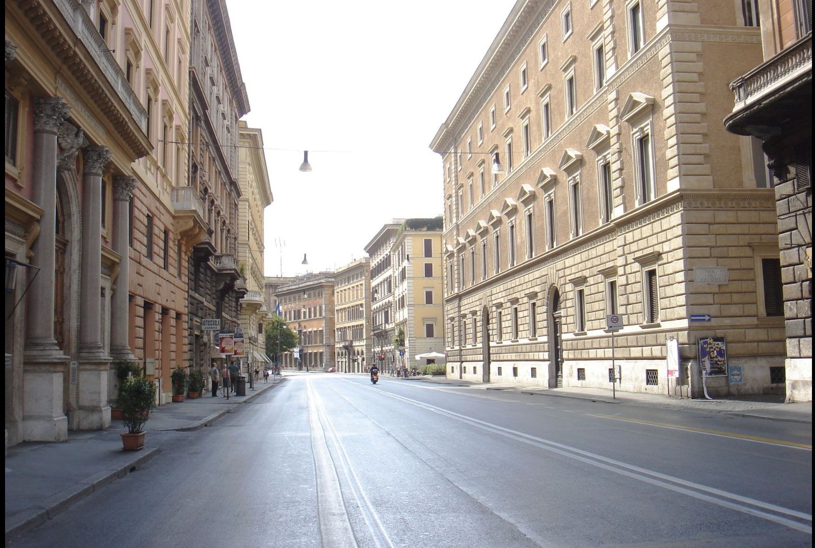 Corso Vittorio Emanuele II, que recorrerá el coche fúnebre