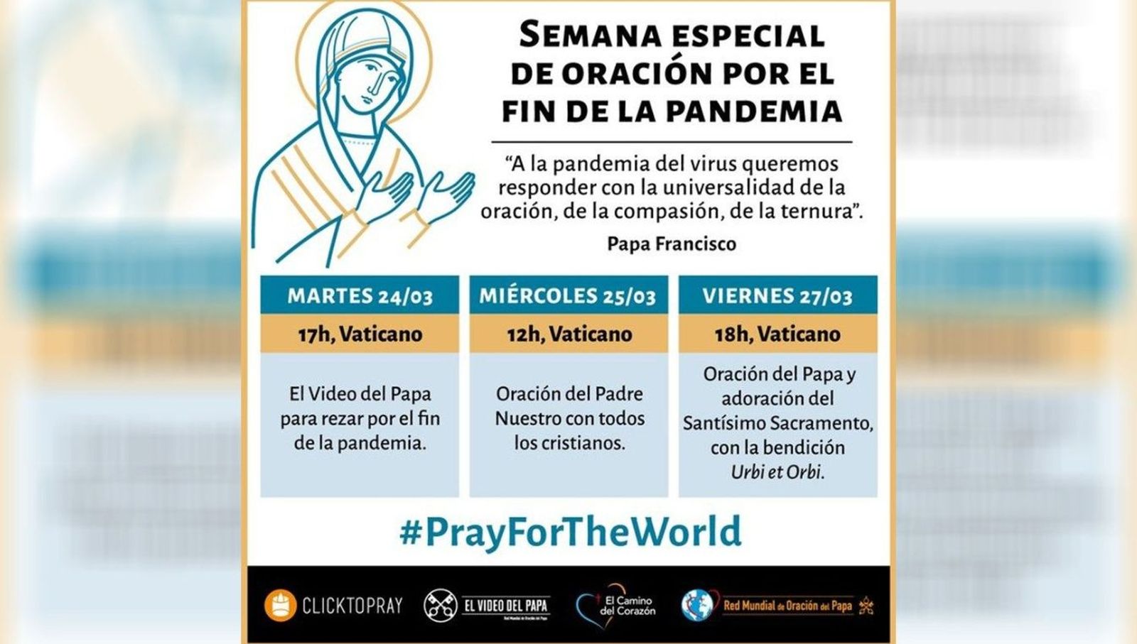 Oración contra la pandemia