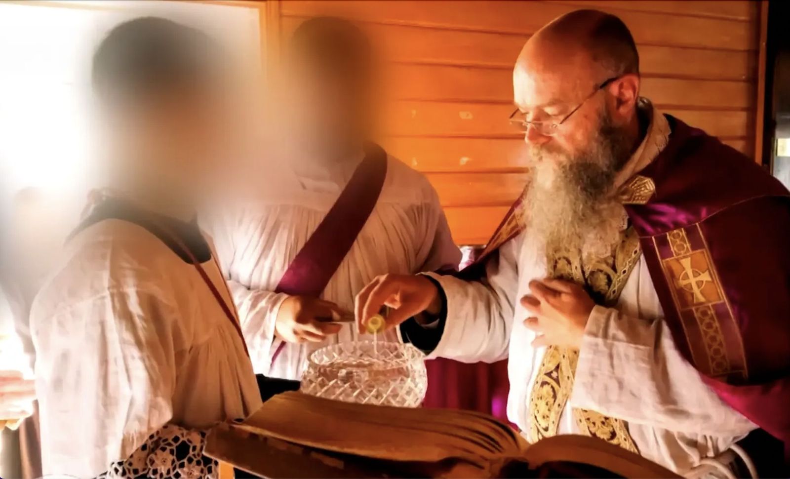 El P. Michael Mary, uno de los líderes del grupo