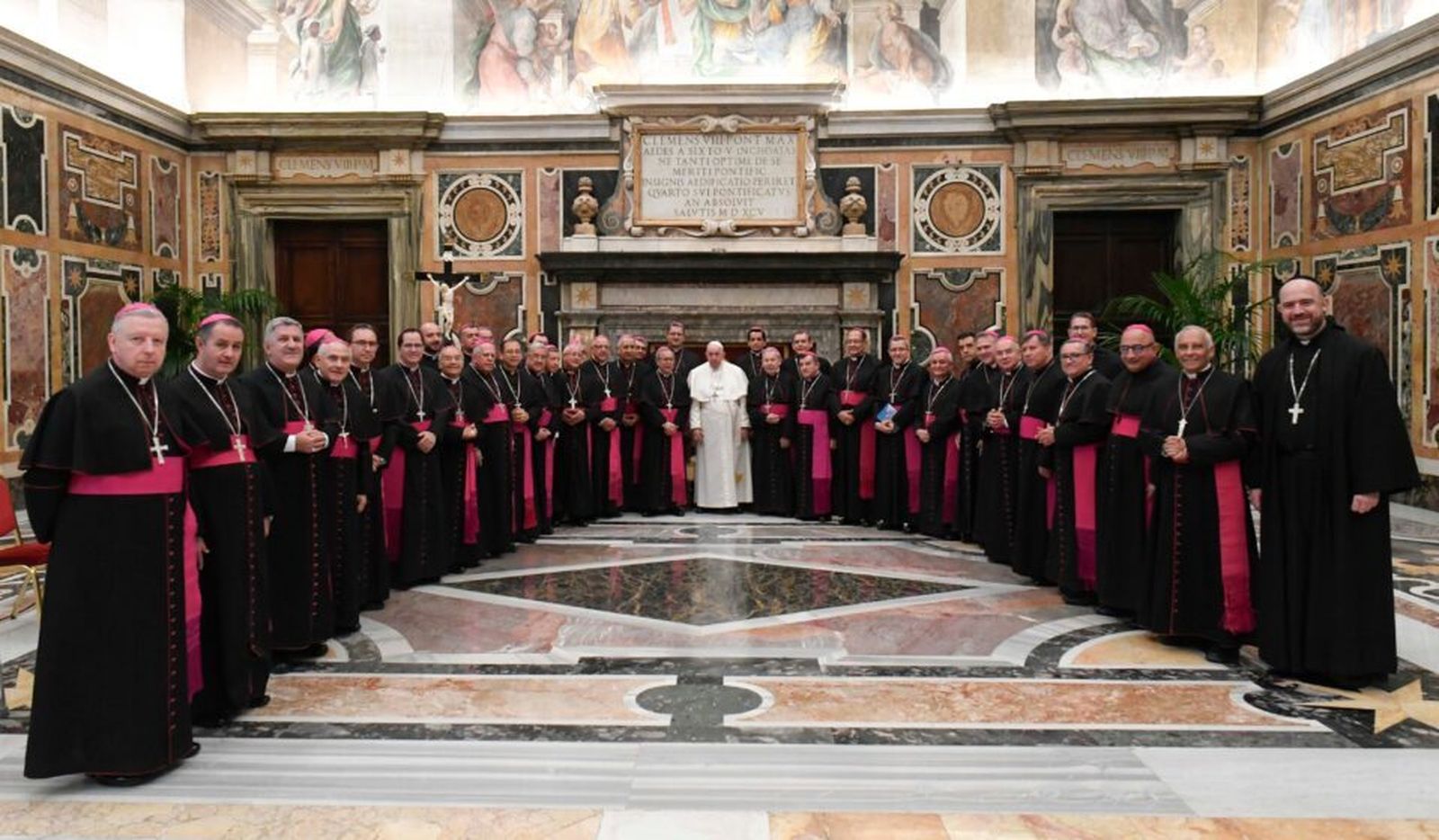 Audiencia del papa Francisco a los obispos colombianos