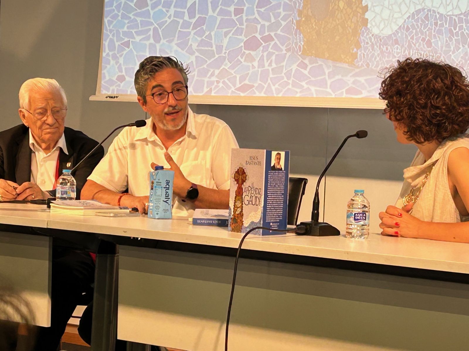 Jesús Bastante en la presentación de su novela