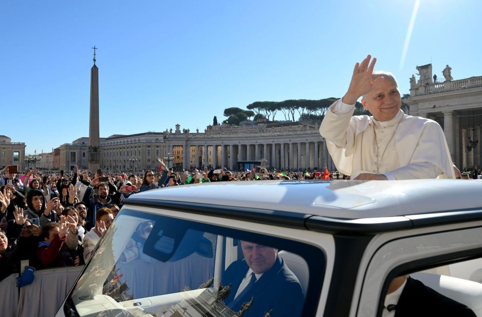 El Papa, en la plaza de San Pedro