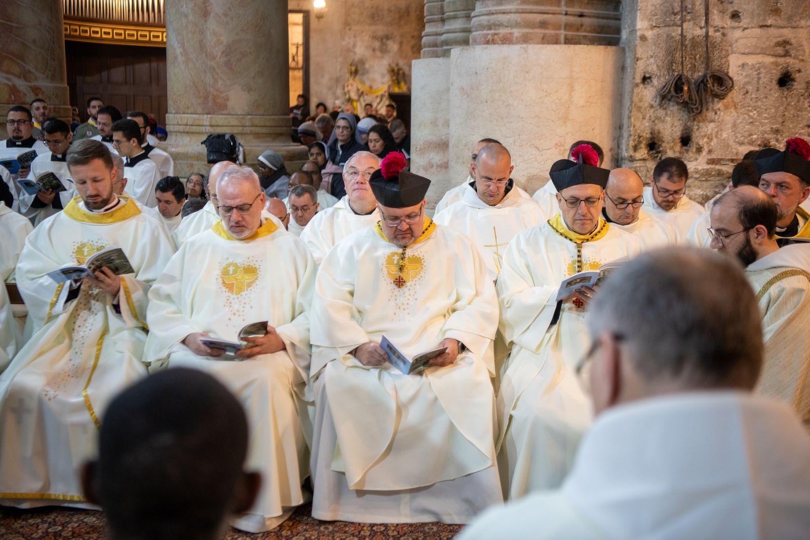 Celebración del Jueves Santo en el Santo Sepulcro de Jerusalén