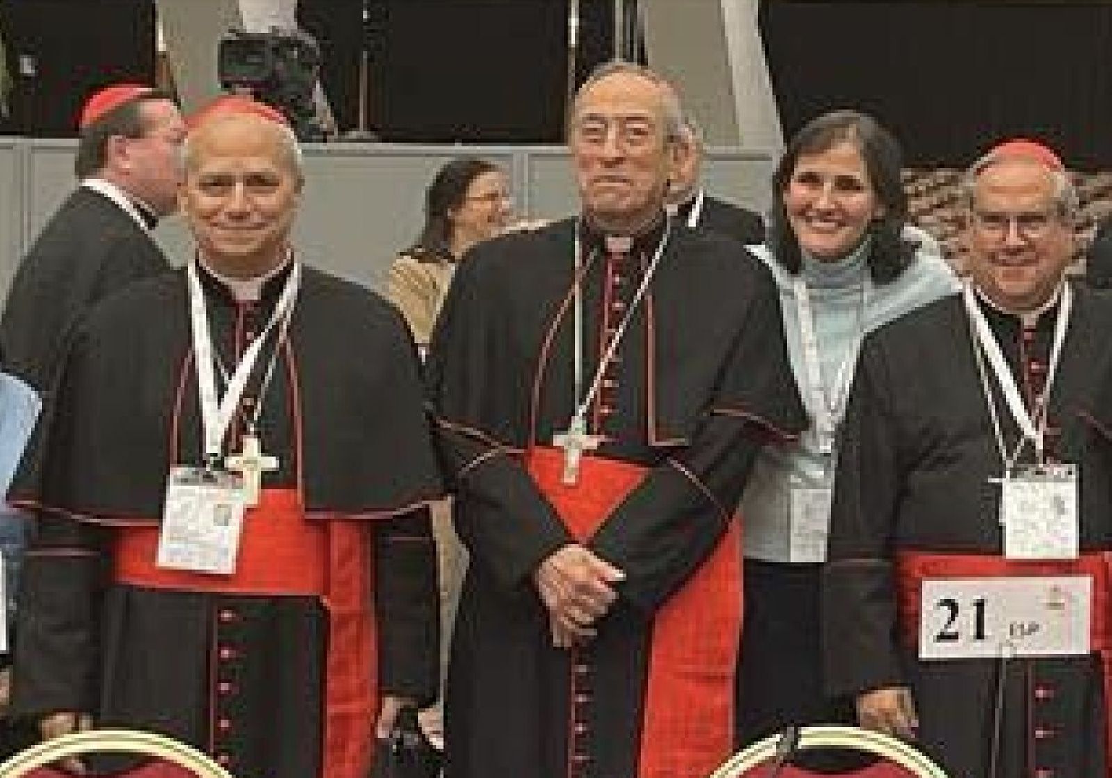 El cardenal Prevost, en el Sínodo de la Sinodalidad