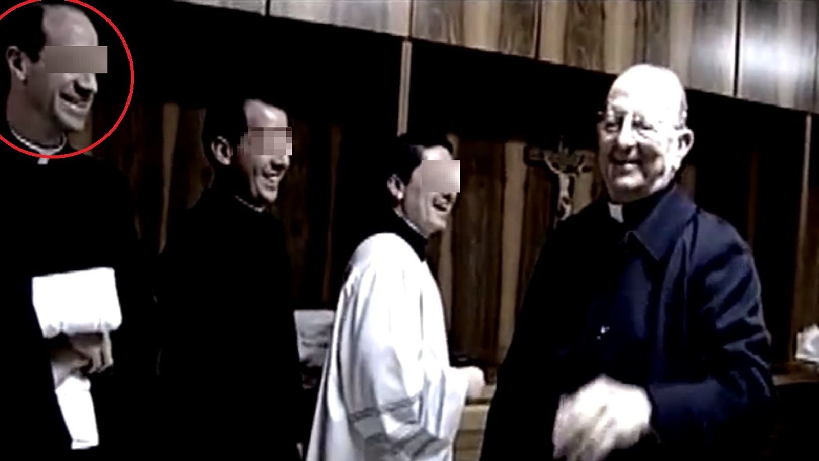 El padre Marcelino de Andrés con Marcial Maciel