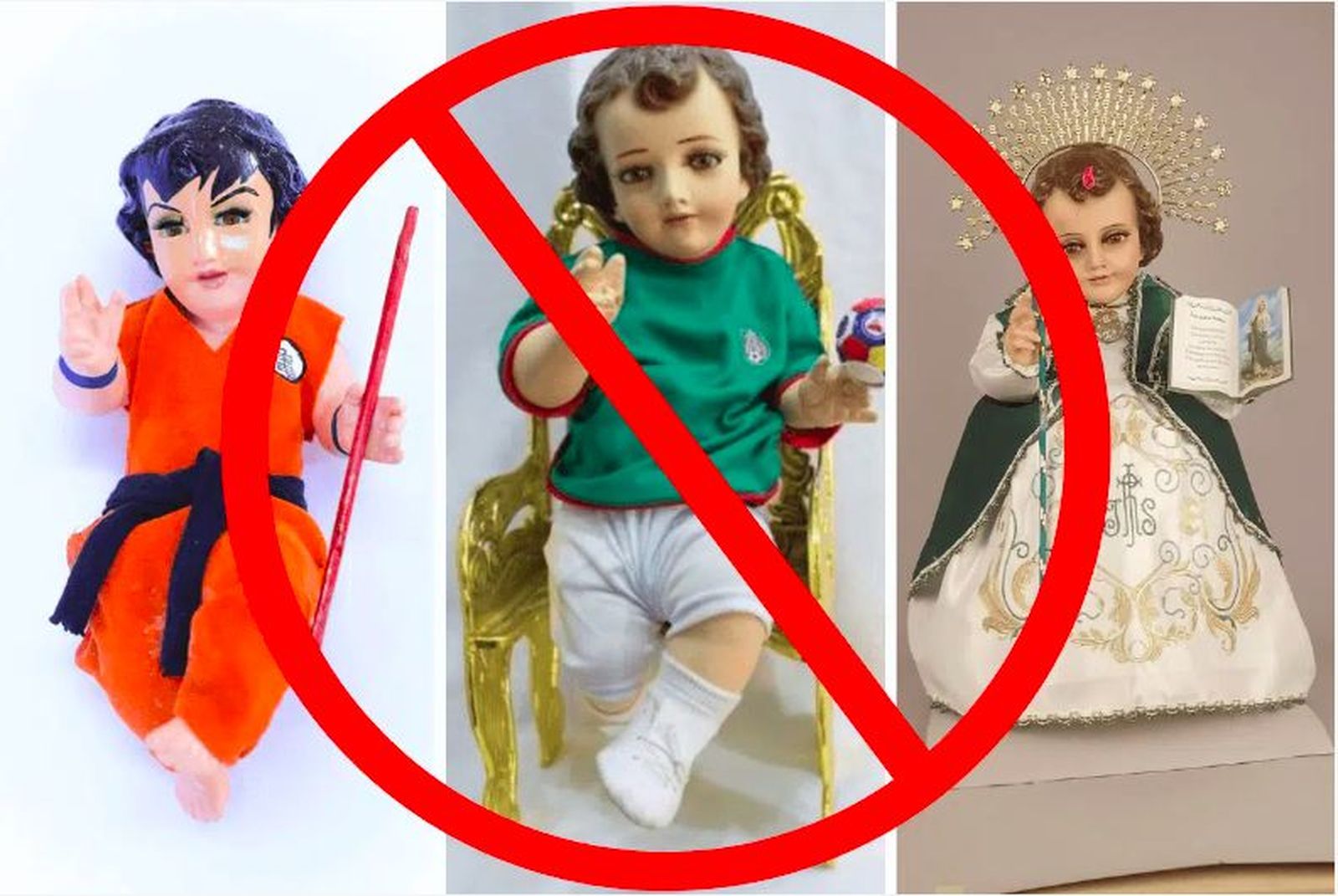 Arquidiócesis de México llama a no vestir al niño Dios de cosas raras