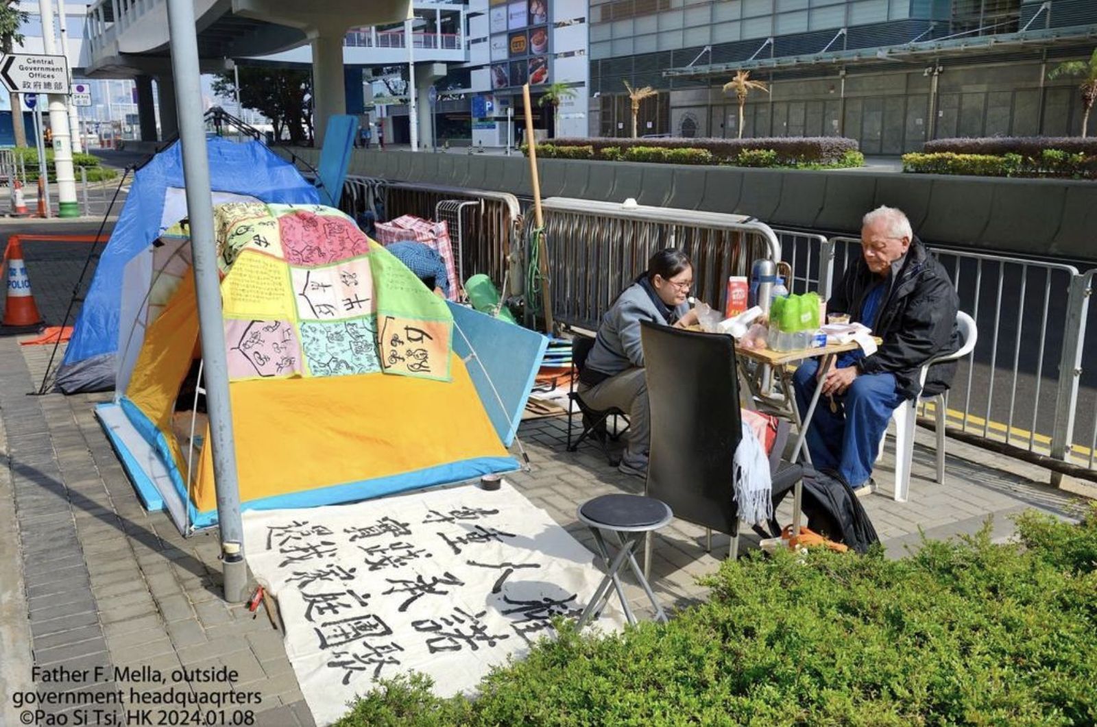 Protesta del P. Mella