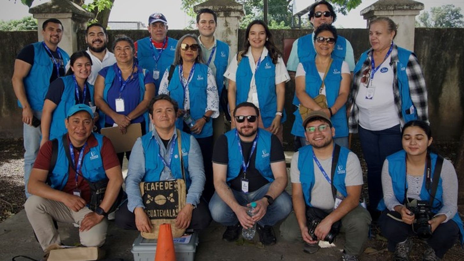 Voluntarios de Poder Ciudadano en la diócesis de Jutiapa, capacitando a 500 lideres comunitarios. Foto: Sofía Vega