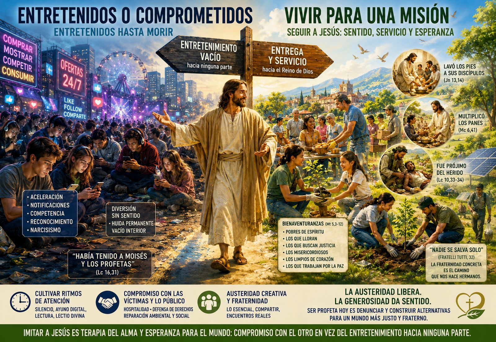 entretenidos o comprometidos