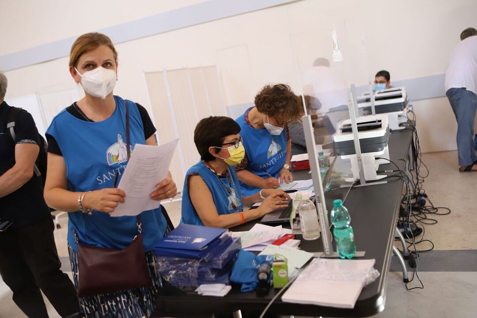 Voluntarias del centro.