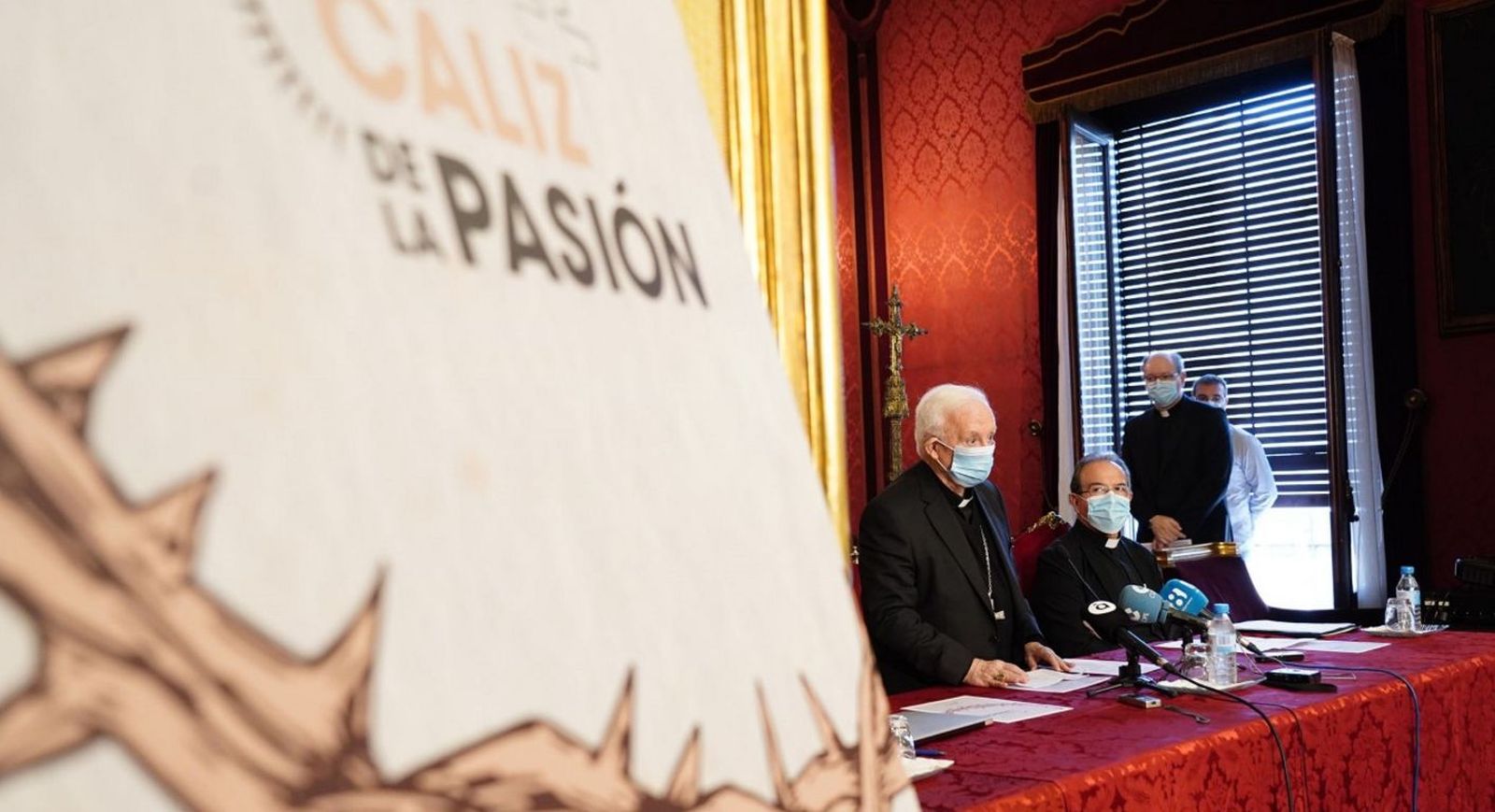 El cardenal Cañizares durante el acto