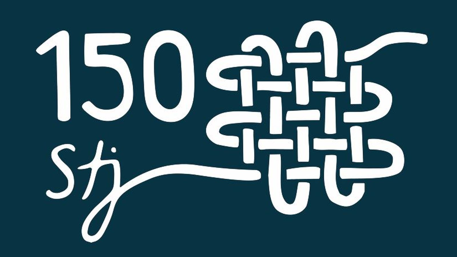 El logo del aniversario