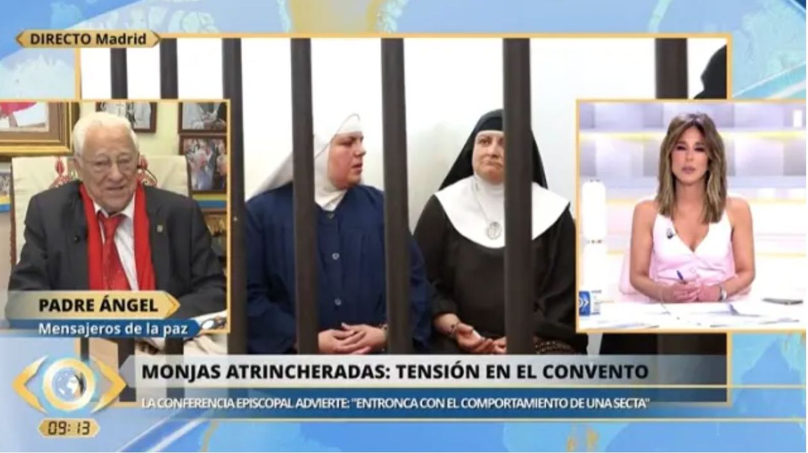 El padre Angel, sobre las monjas rebeldes en un programa de TV