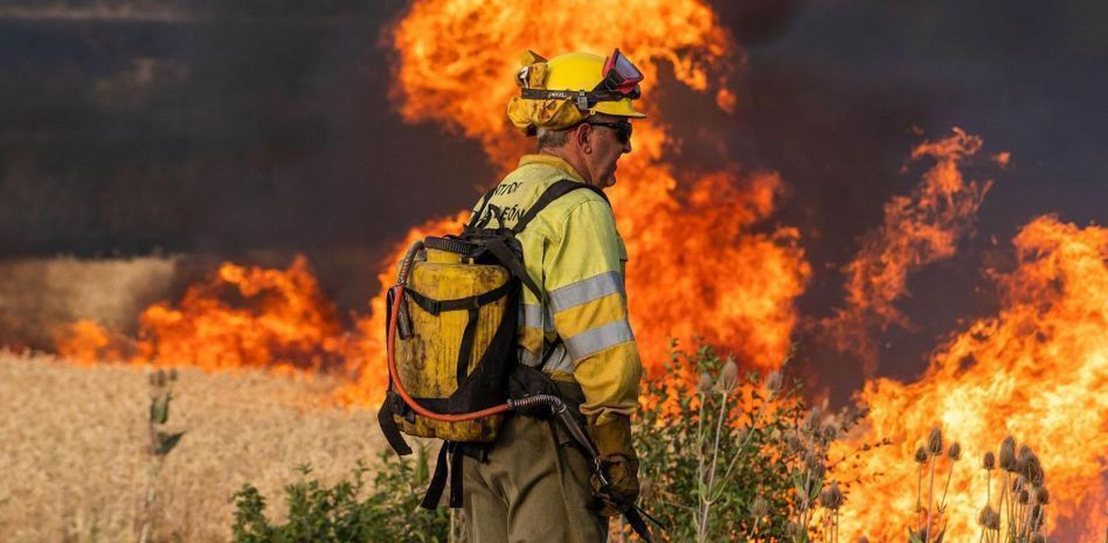 Los monjes de Silos, trasladados a las benedictinas de Aranda por el incendio en Quintanilla