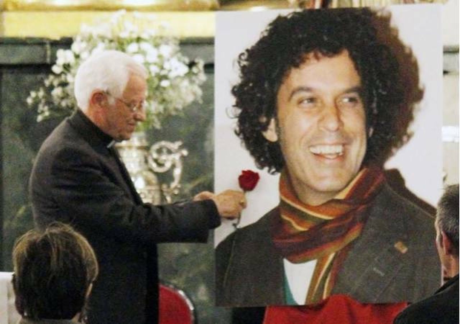 Un momento del acto en San Antón