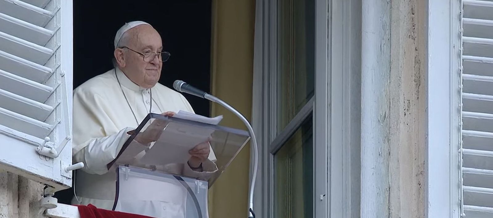 Francisco, hoy, en el Angelus