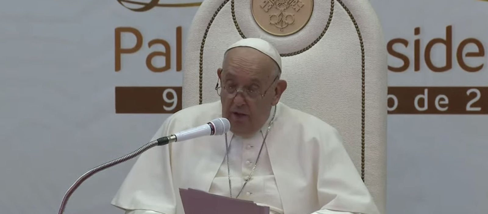 Discurso del Papa en Timor