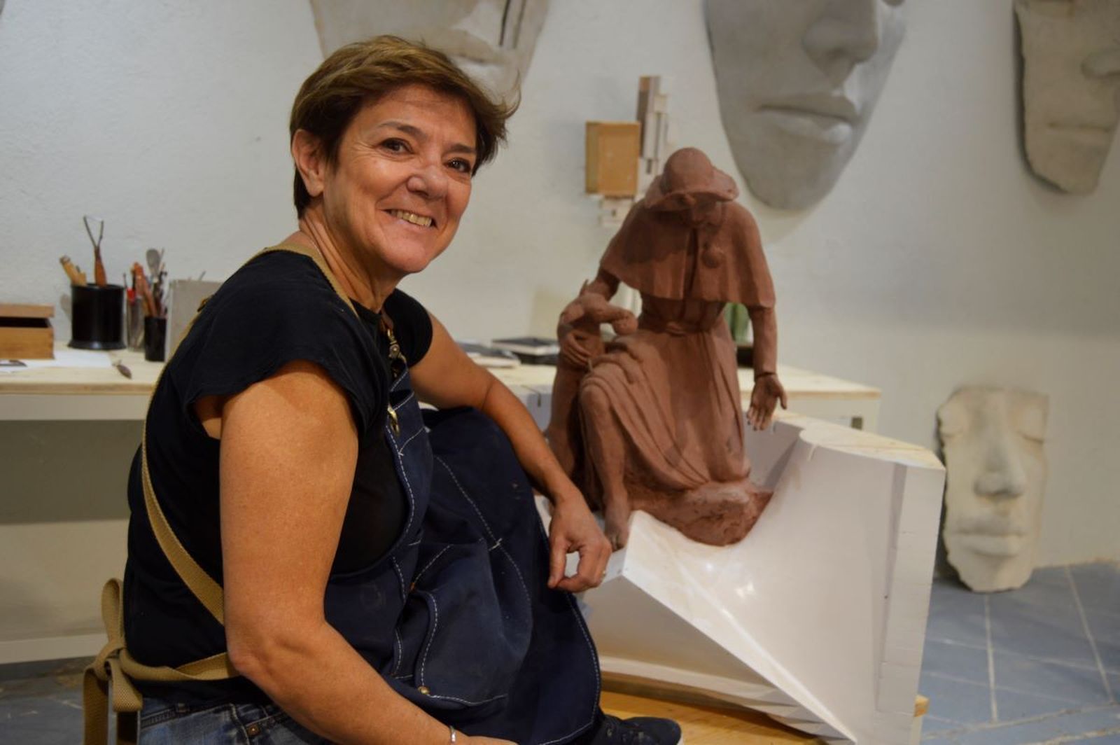 Béatrice Bizot en su taller