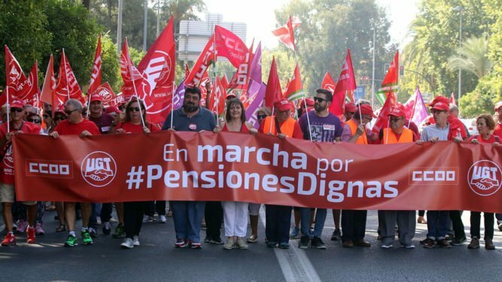 En marcha por las pensiones dignas