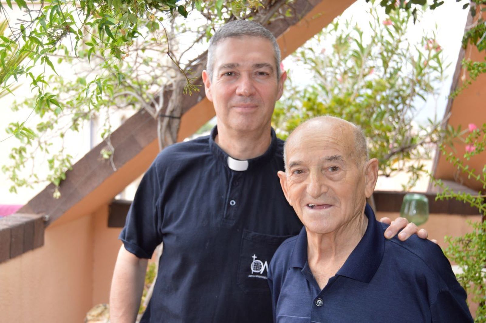Jordi Bertomeu, con su padre