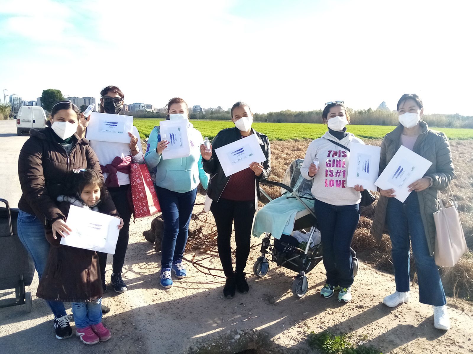 Mujeres participantes en los programas del Área Mujer del Servicio Jesuita a Migrantes de Valencia