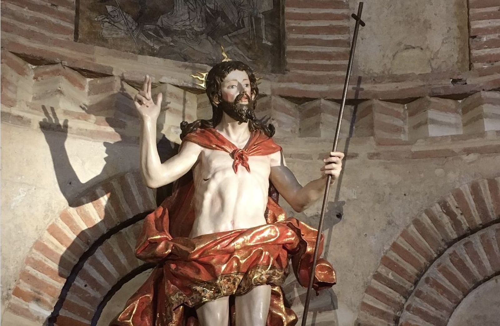 El Resucitado, talla de Antonio Tomé, en Toro