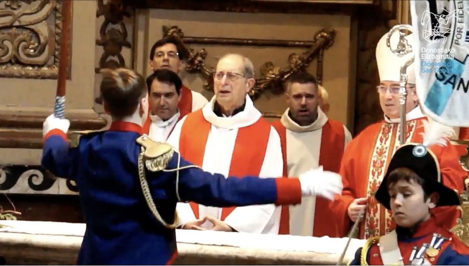 Fernando Prado, en la fiesta de San Sebastián