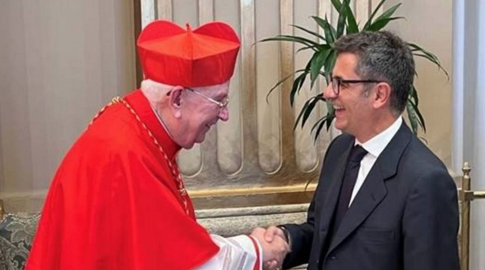 El neocardenal Vergez y Bolaños