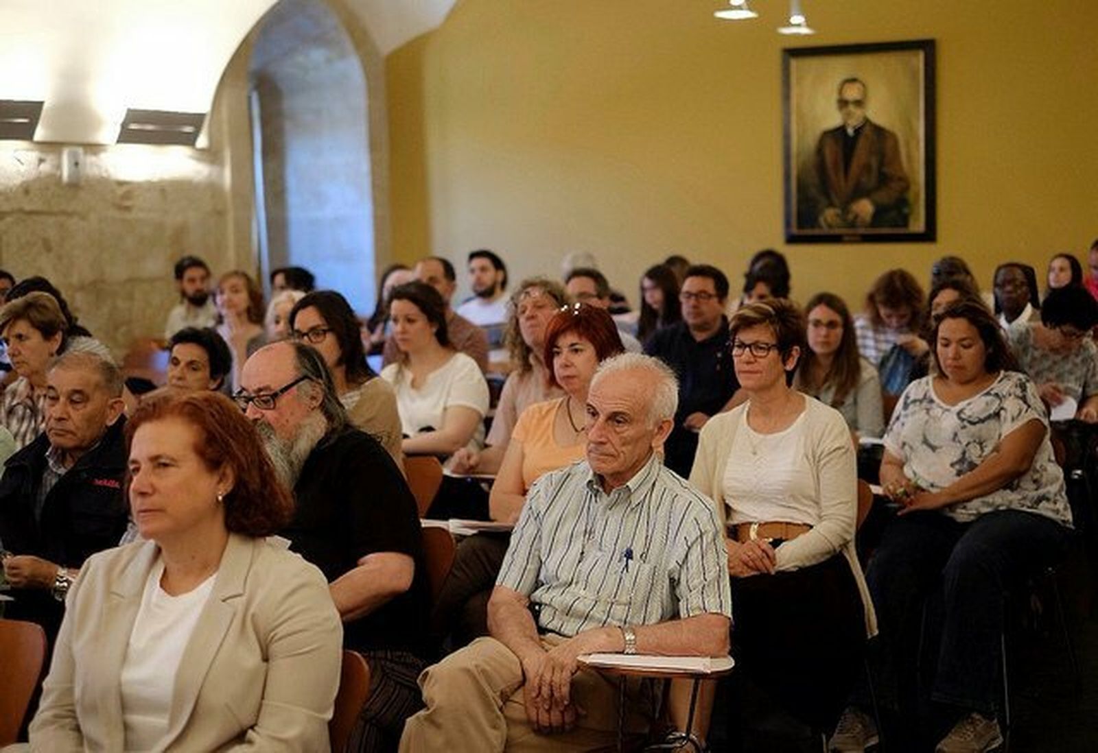 Asistentes a la jornada sobre el voluntariado en la UPSA