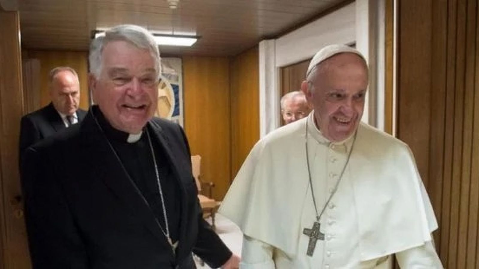 Emil Paul Tscherrig y el papa Francisco