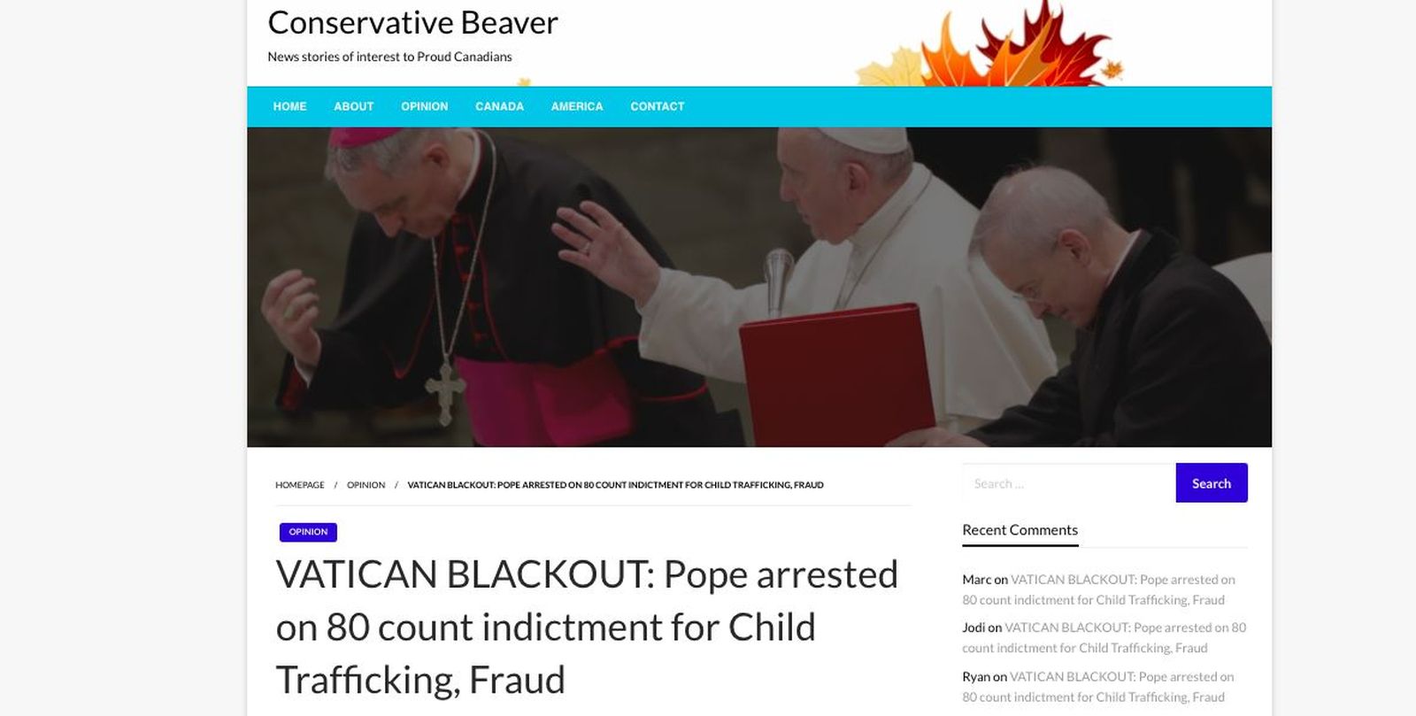 ¿El Papa detenido? La primera gran 'fake news' de 2021