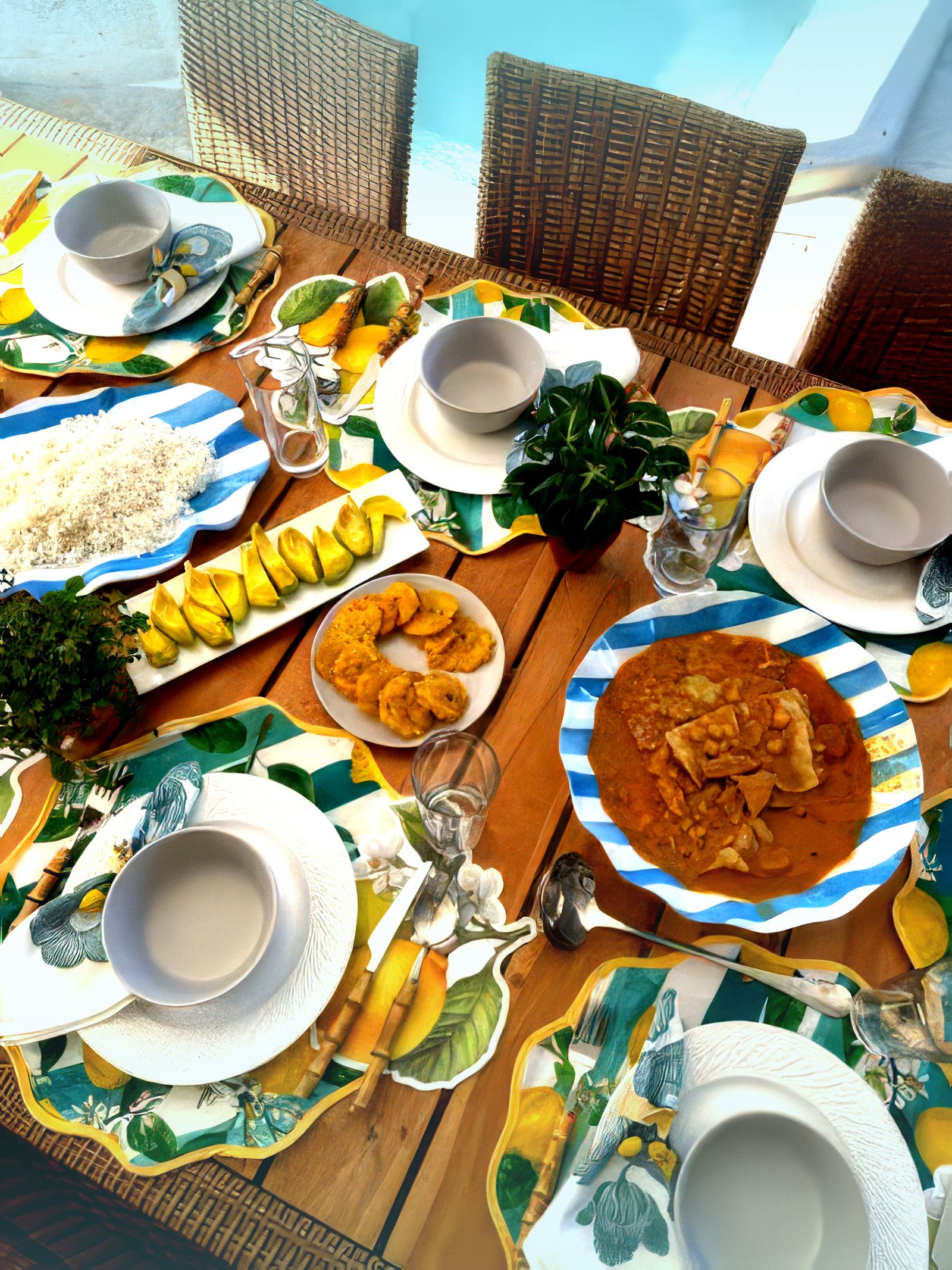 Una mesa