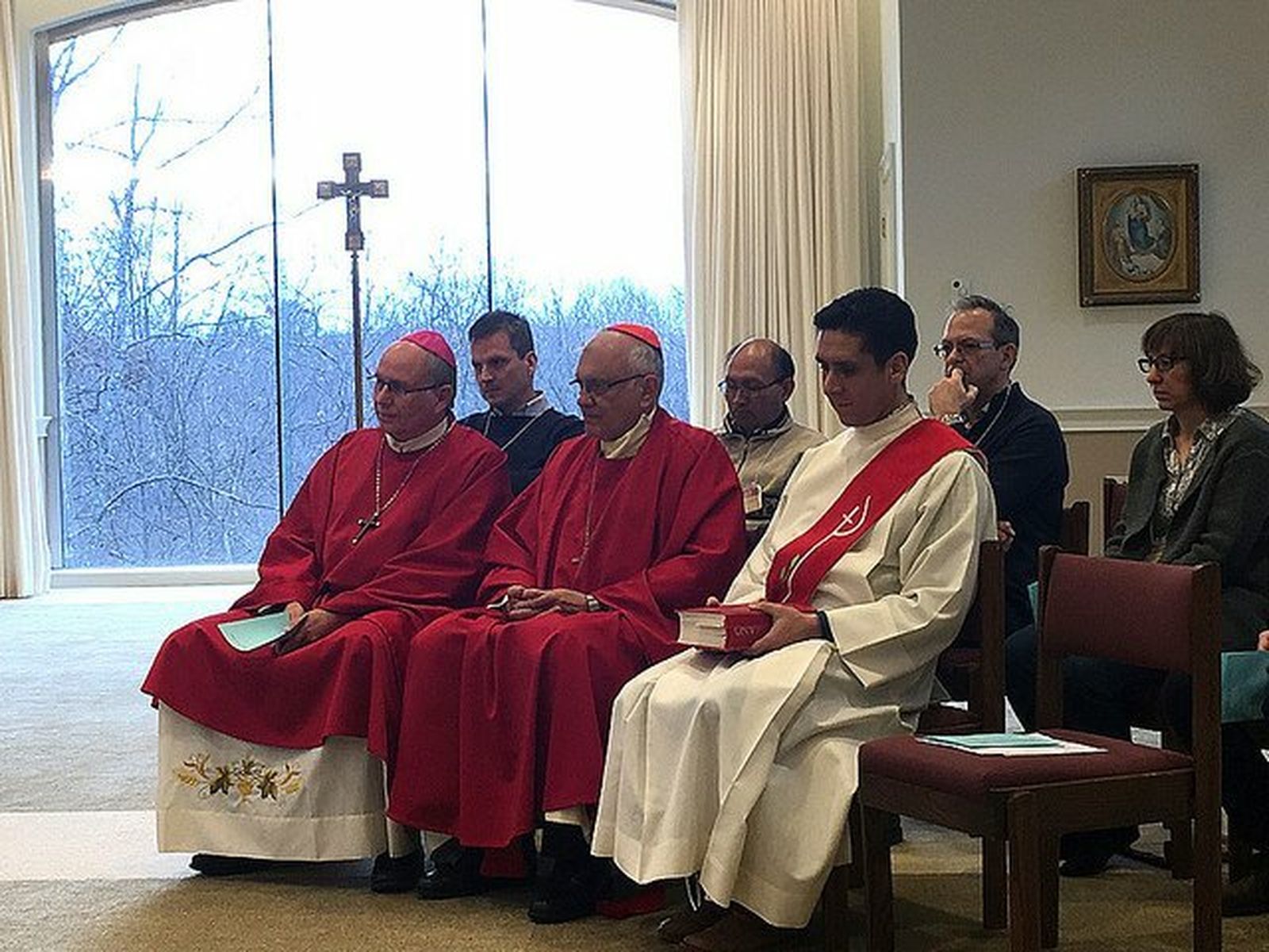 Raúl Biord, con el cardenal Porras en el I Encuentro Iberoamericano de Teología