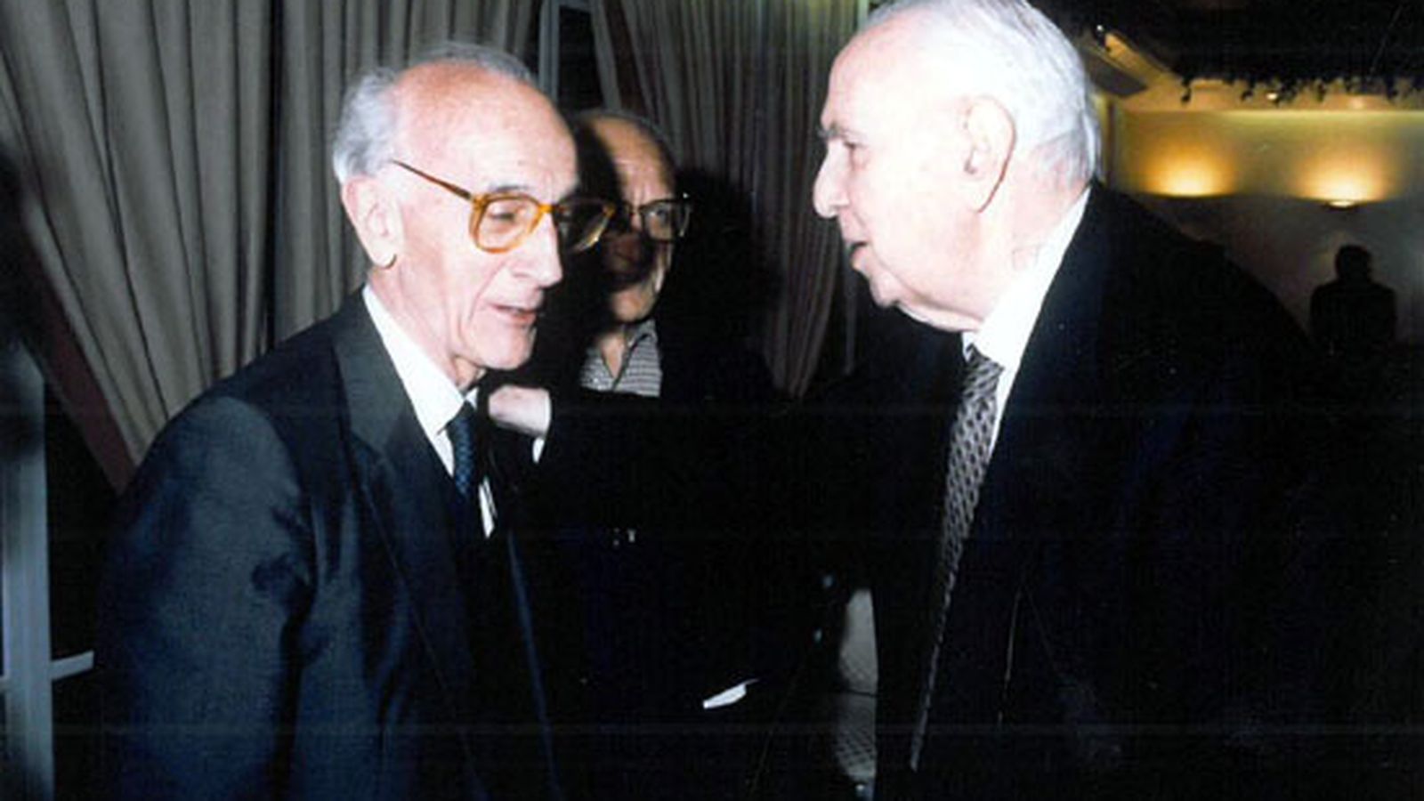 José Gómez Caffarena con Pedro Laín Entralgo