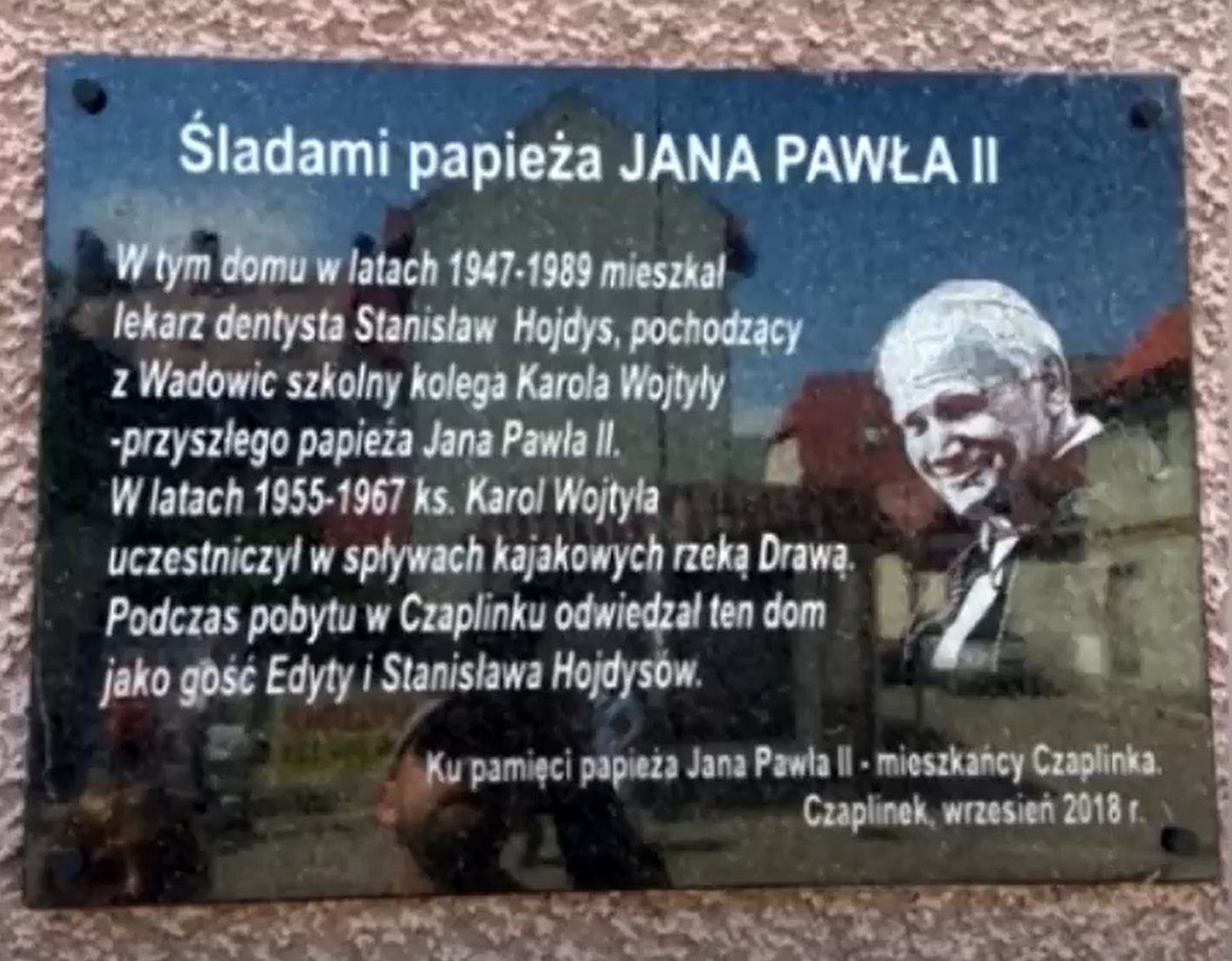 otro recordatorio del paso de Wojtyla